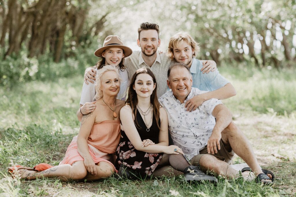 Summer family photo session Edmonton